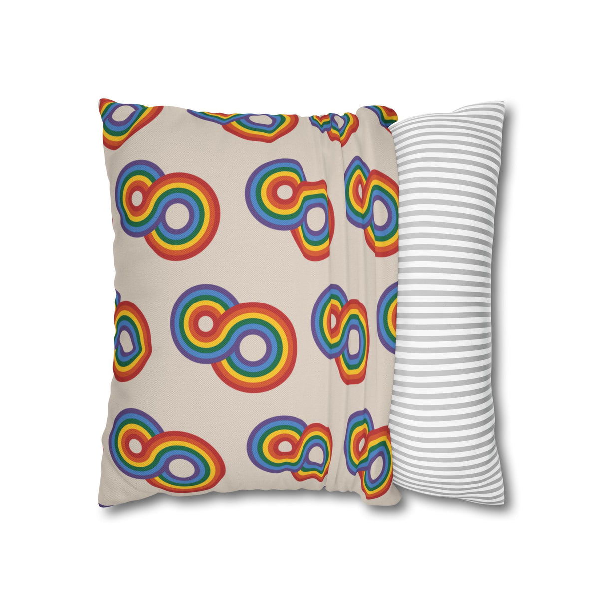 Gayfinity Rainbow Pillow Cover – Soft Touch, Infinite Vibes