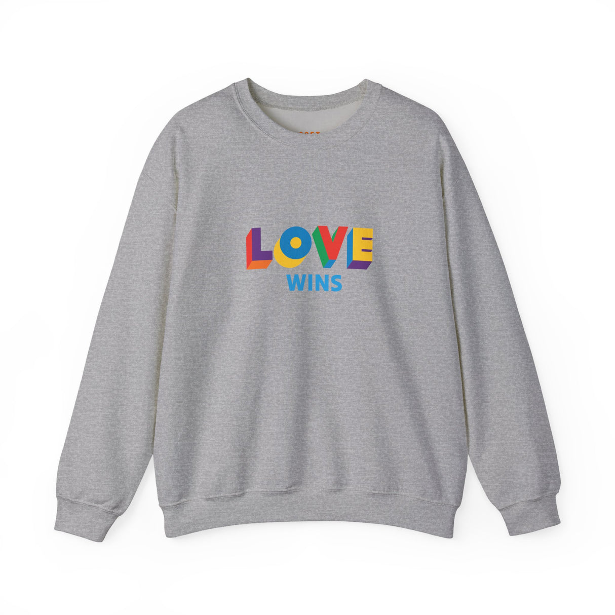 Love Wins Medium Weight Sweatshirt – Soft Feel, Solid Message