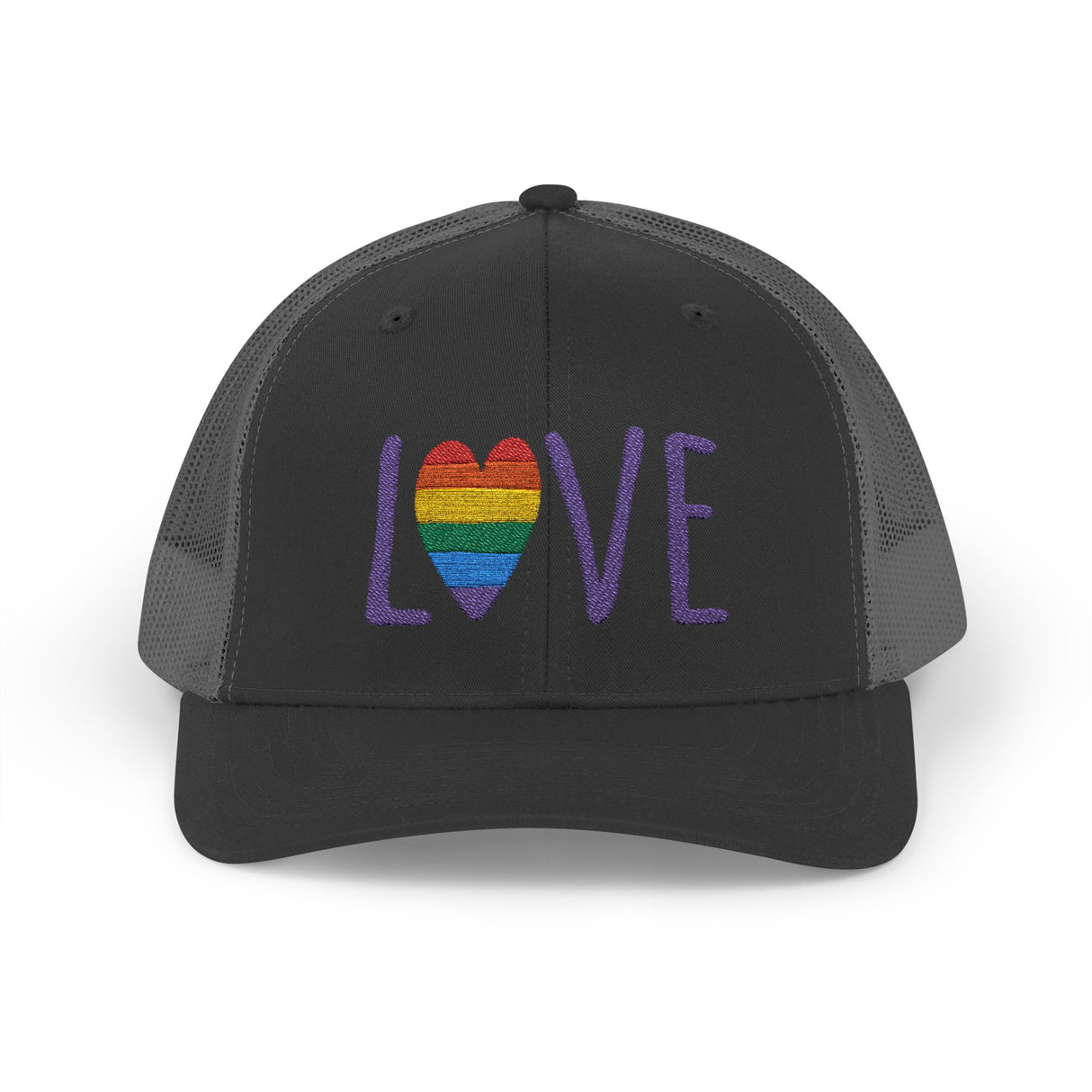 LOVE Rainbow Snapback Trucker Cap