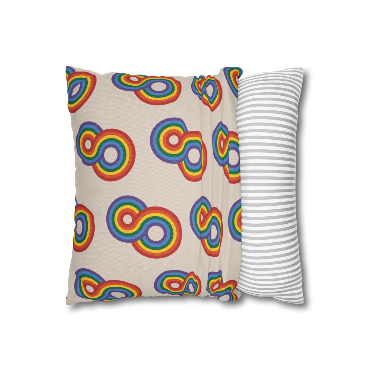 Gayfinity Rainbow Pillow Cover – Soft Touch, Infinite Vibes