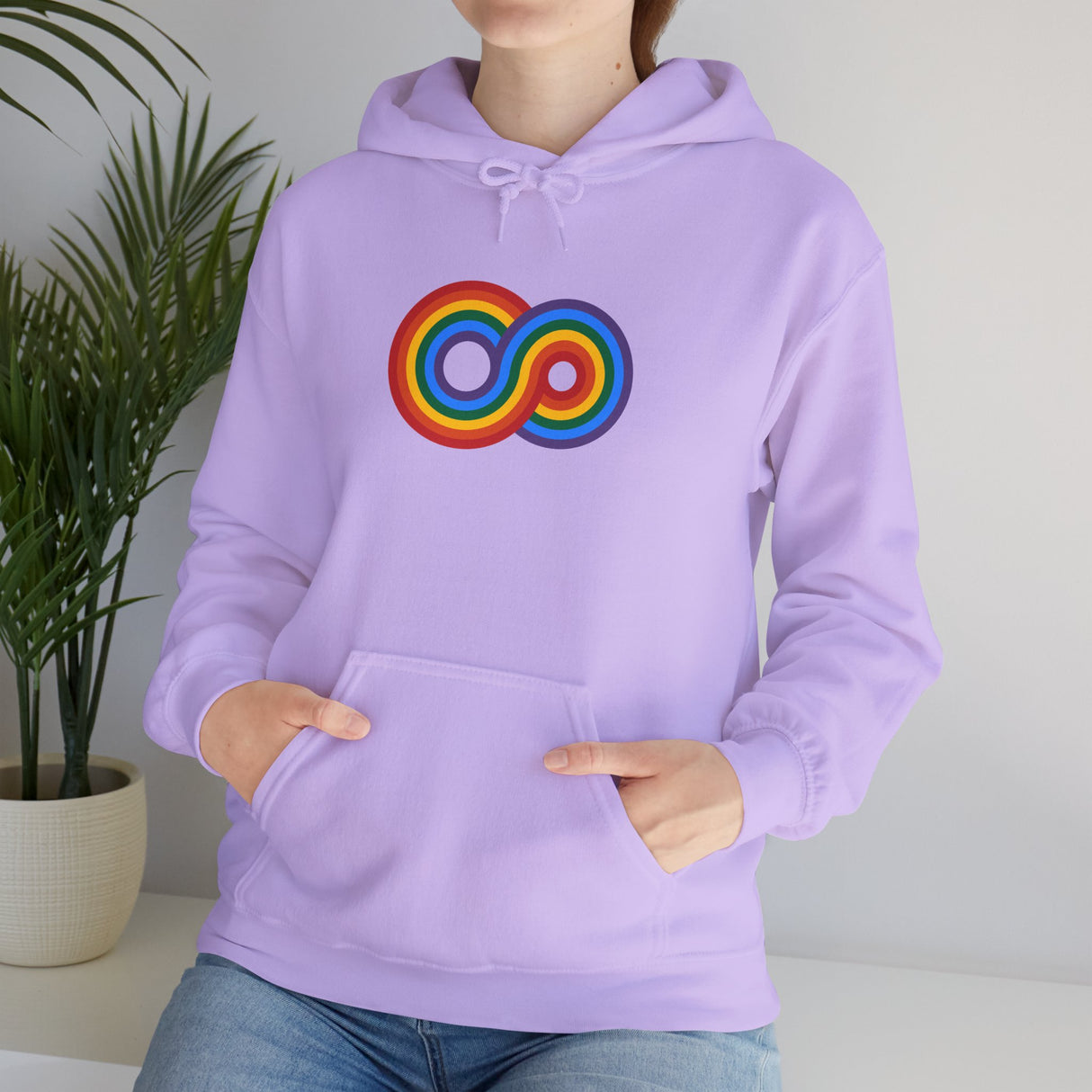 Gayfinity Rainbow Medium Weight Hoodie – Everyday Soft, Endlessly Proud