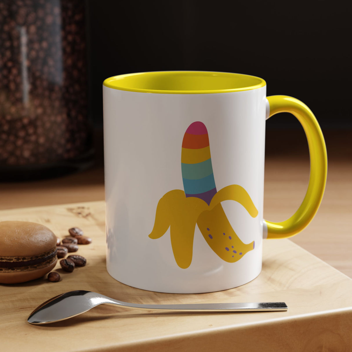 Rainbow Banana Coffee Mug - 11oz & 15oz Options