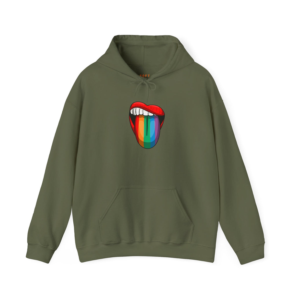 Rainbow Lick Cozy Pullover Hoodie
