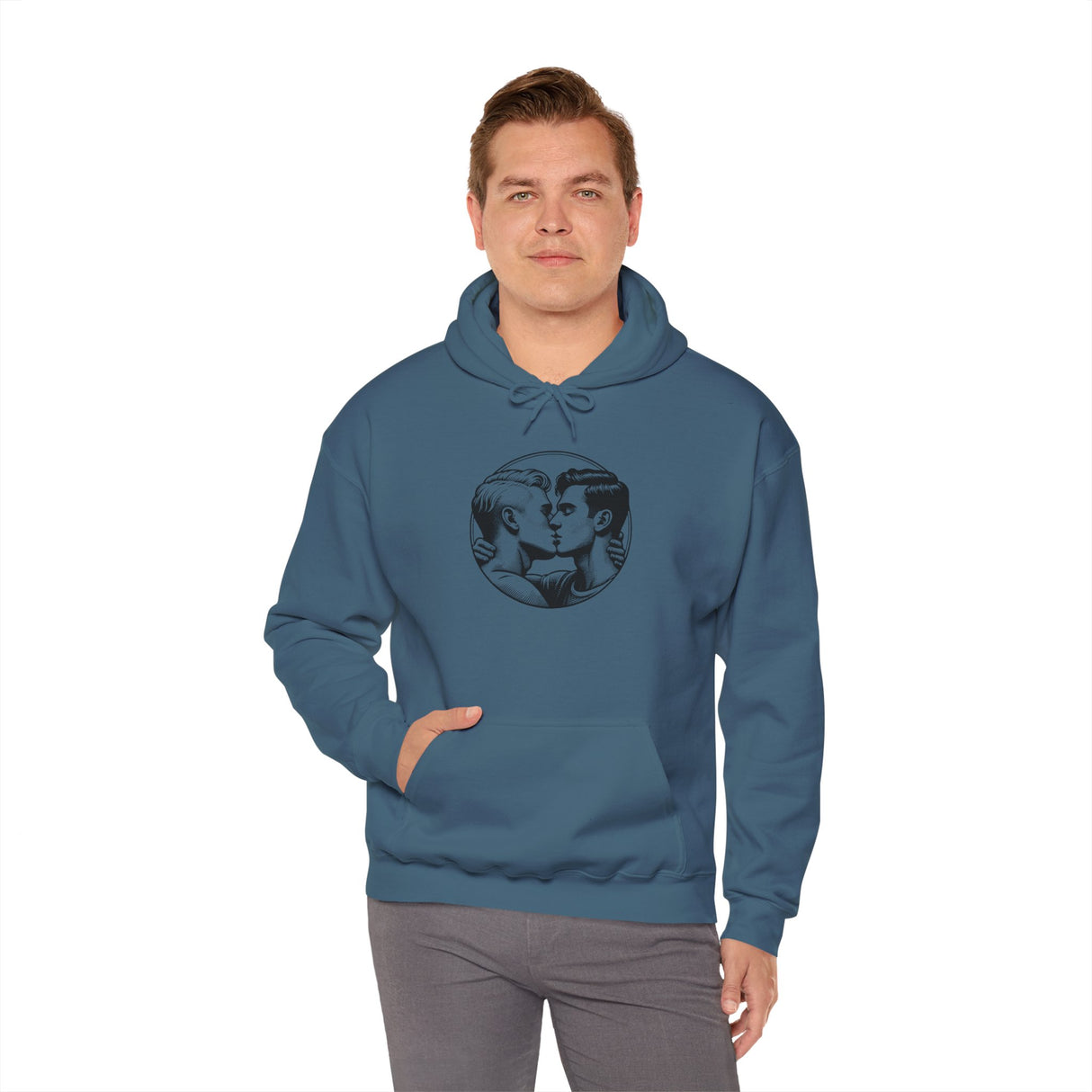 Close Enough to Breathe - Cozy Pullover Sweatshirt