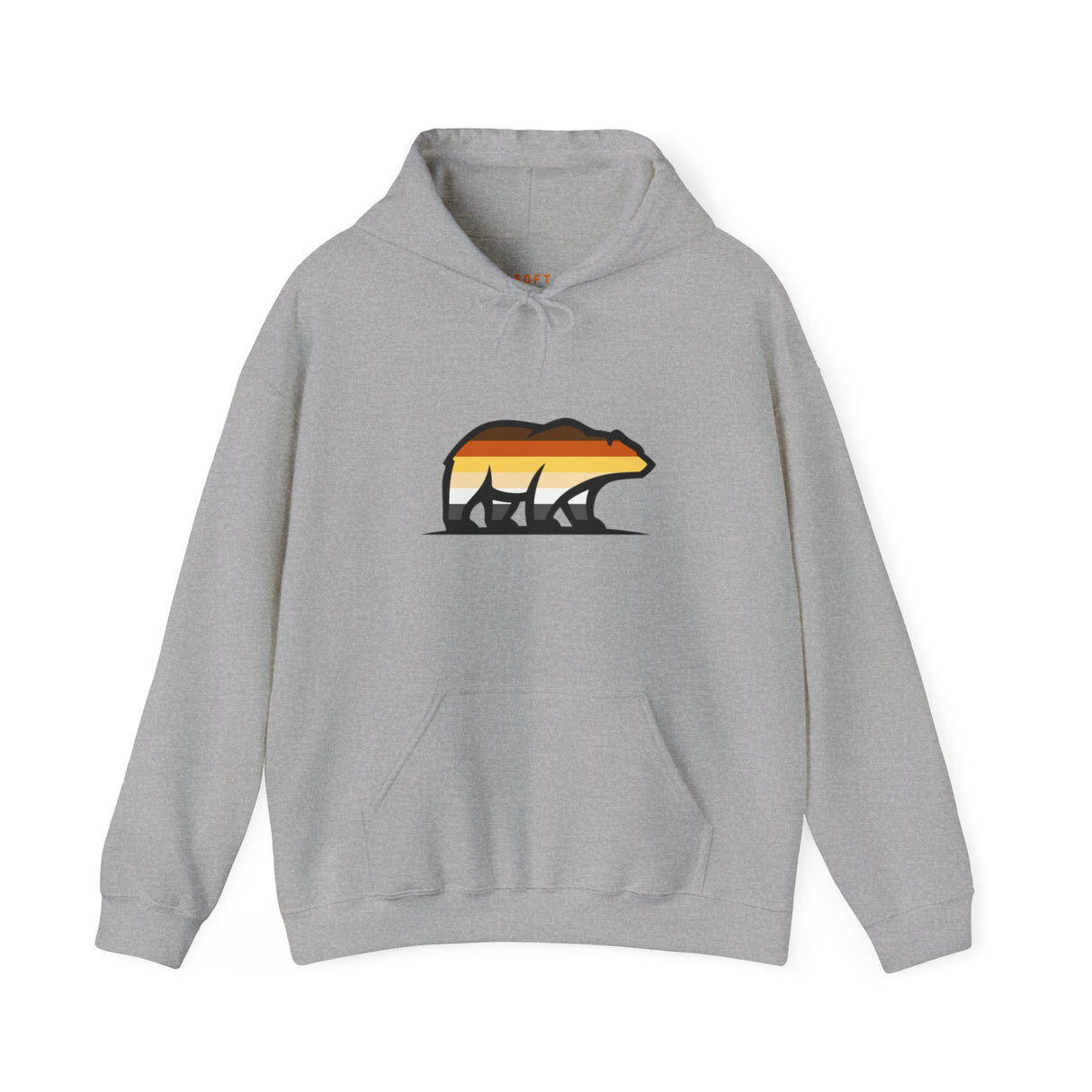Bear Icon Hoodie - Cozy Pullover Sweatshirt