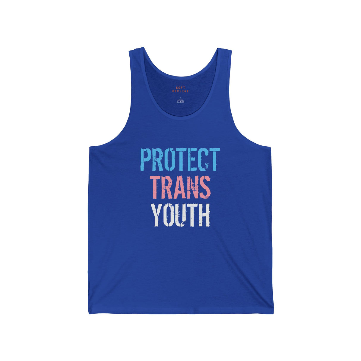 2025 Protect Trans Youth Lightweight Tank – Stay Cool, Stay Loud