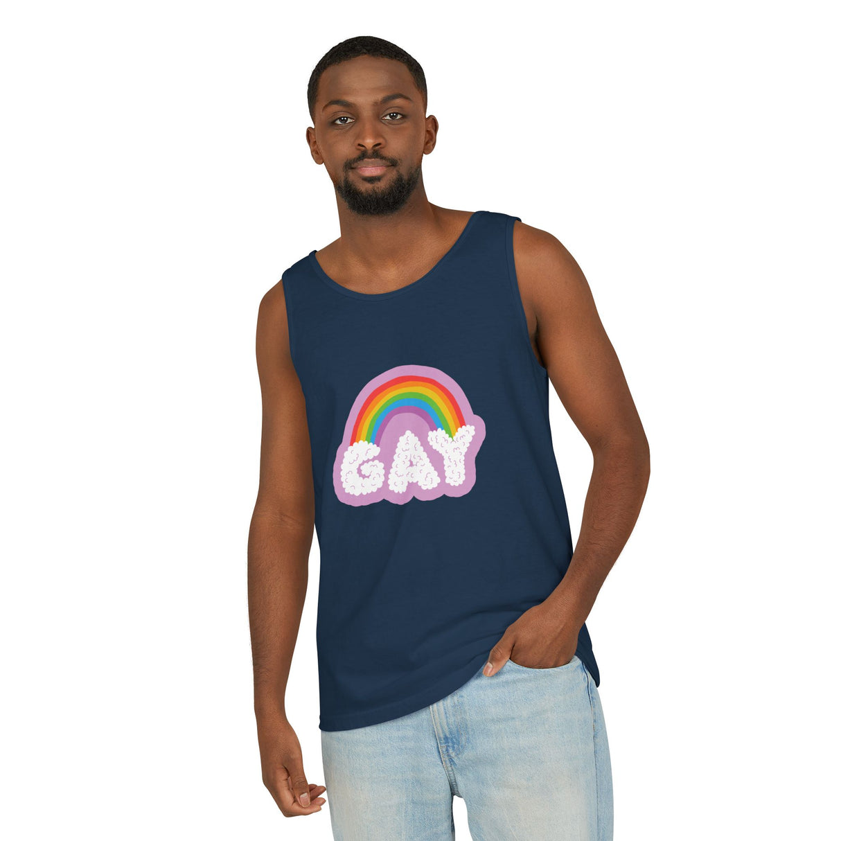 Gay Cloud Tank Top – Chill, Sunny, and Very Out