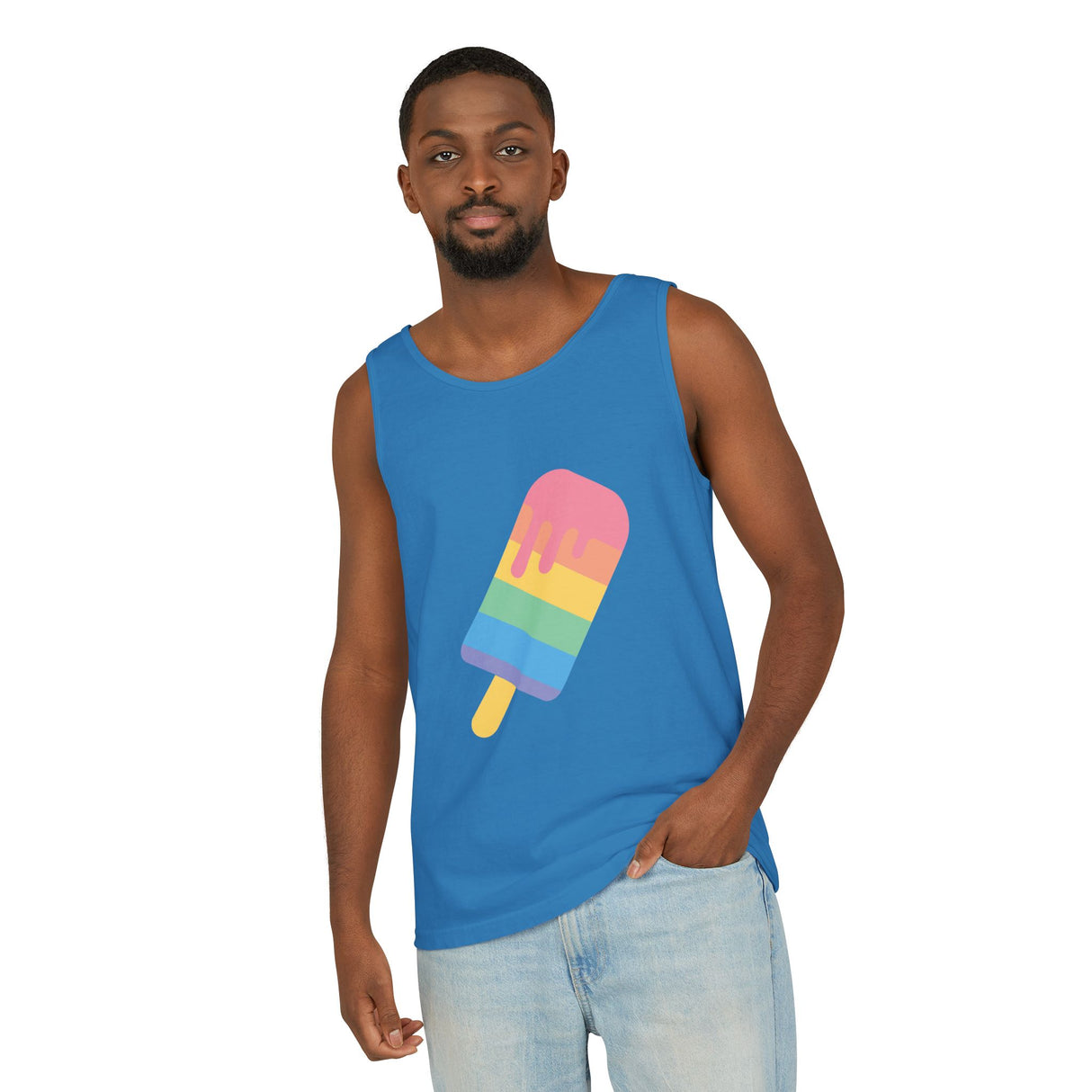 Melting Point Popsicle Unisex Tank Top - Summer Vibes