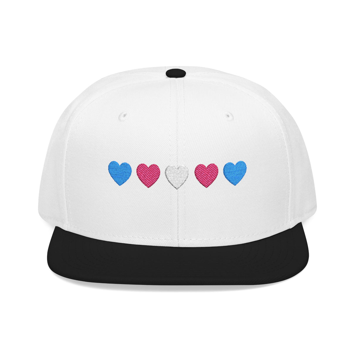 Trans Heart Snapback – Structured Fit, Unshakable Pride