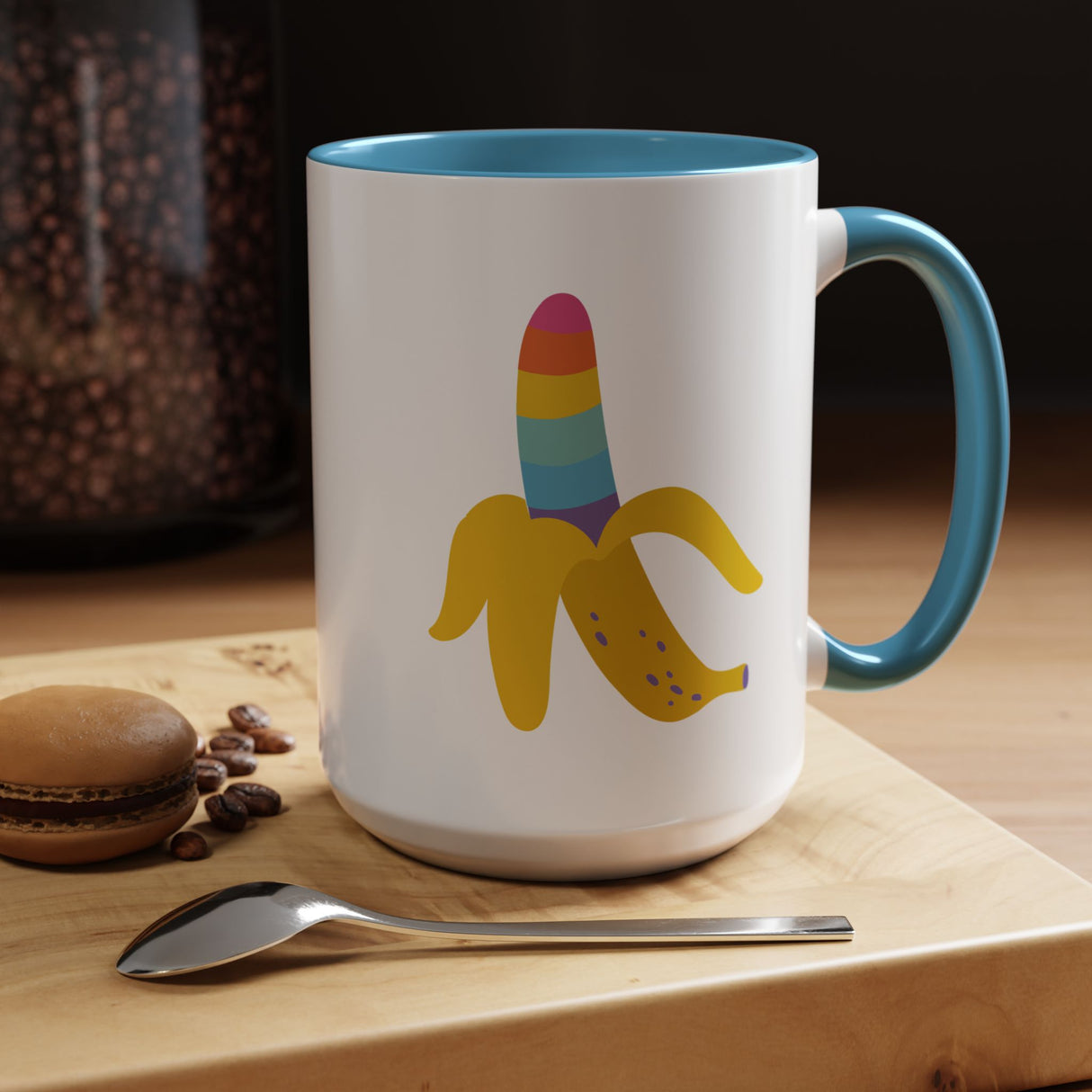 Rainbow Banana Coffee Mug - 11oz & 15oz Options