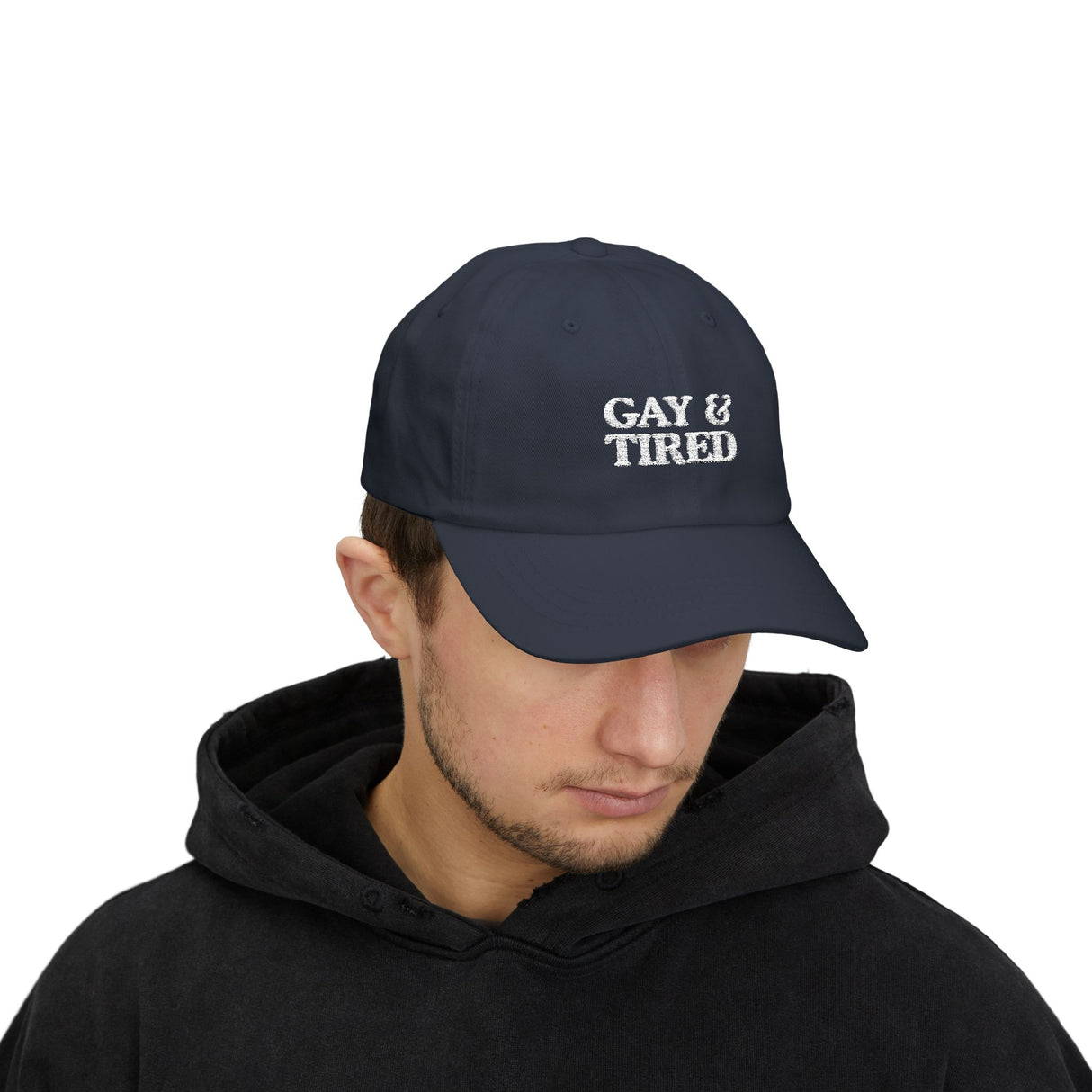 Gay & Tired Classic Dad Cap - Casual Adjustable Hat