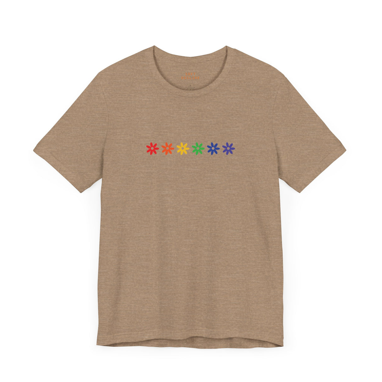 Rainbow Flowers Tee – Soft Threads, Strong Intentions