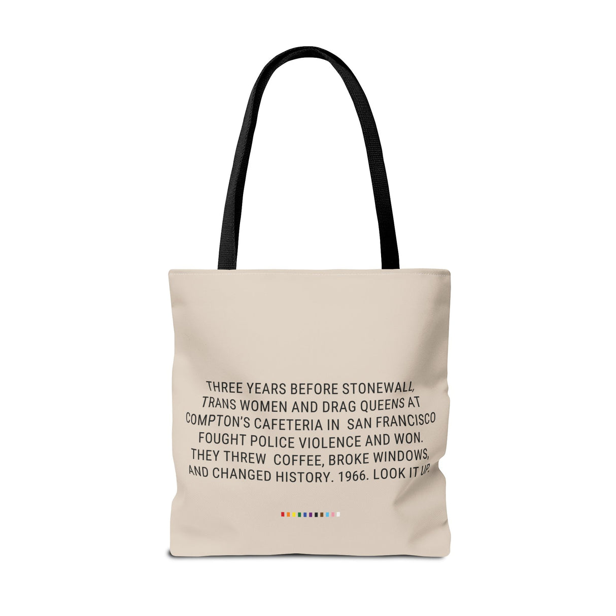 Compton’s 1966 Tote Bag – Carry the First Sparks