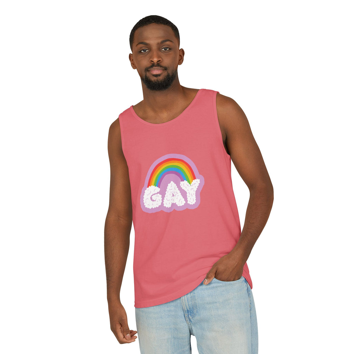 Gay Cloud Tank Top – Chill, Sunny, and Very Out