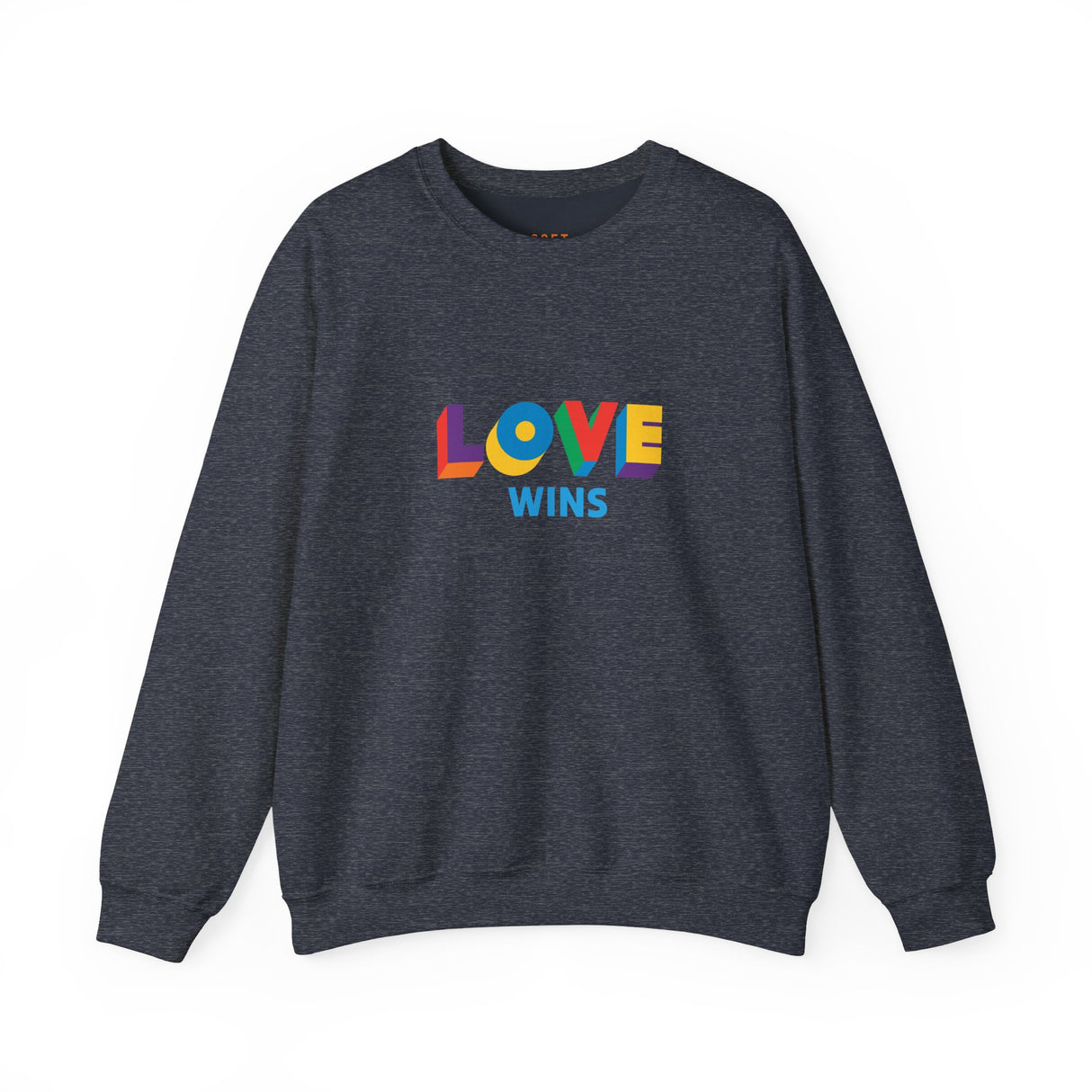 Love Wins Medium Weight Sweatshirt – Soft Feel, Solid Message