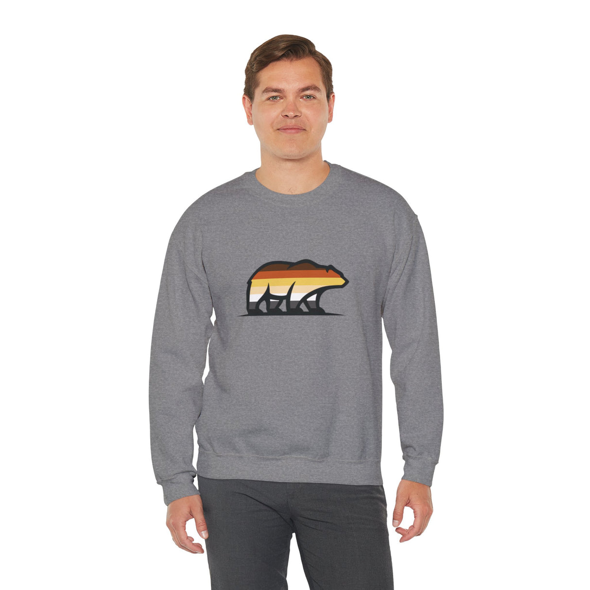 Big Bear Icon Crewneck Sweatshirt - Relaxed Unisex Pullover