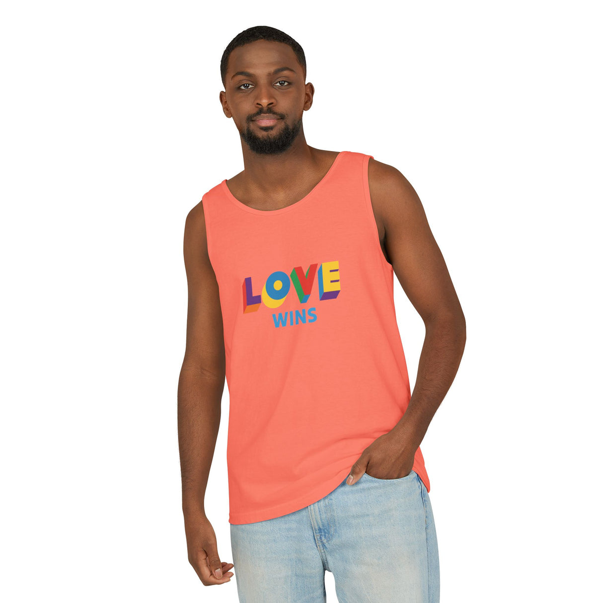 Love Wins Heavyweight Tank – Washed Soft, Worn Proud