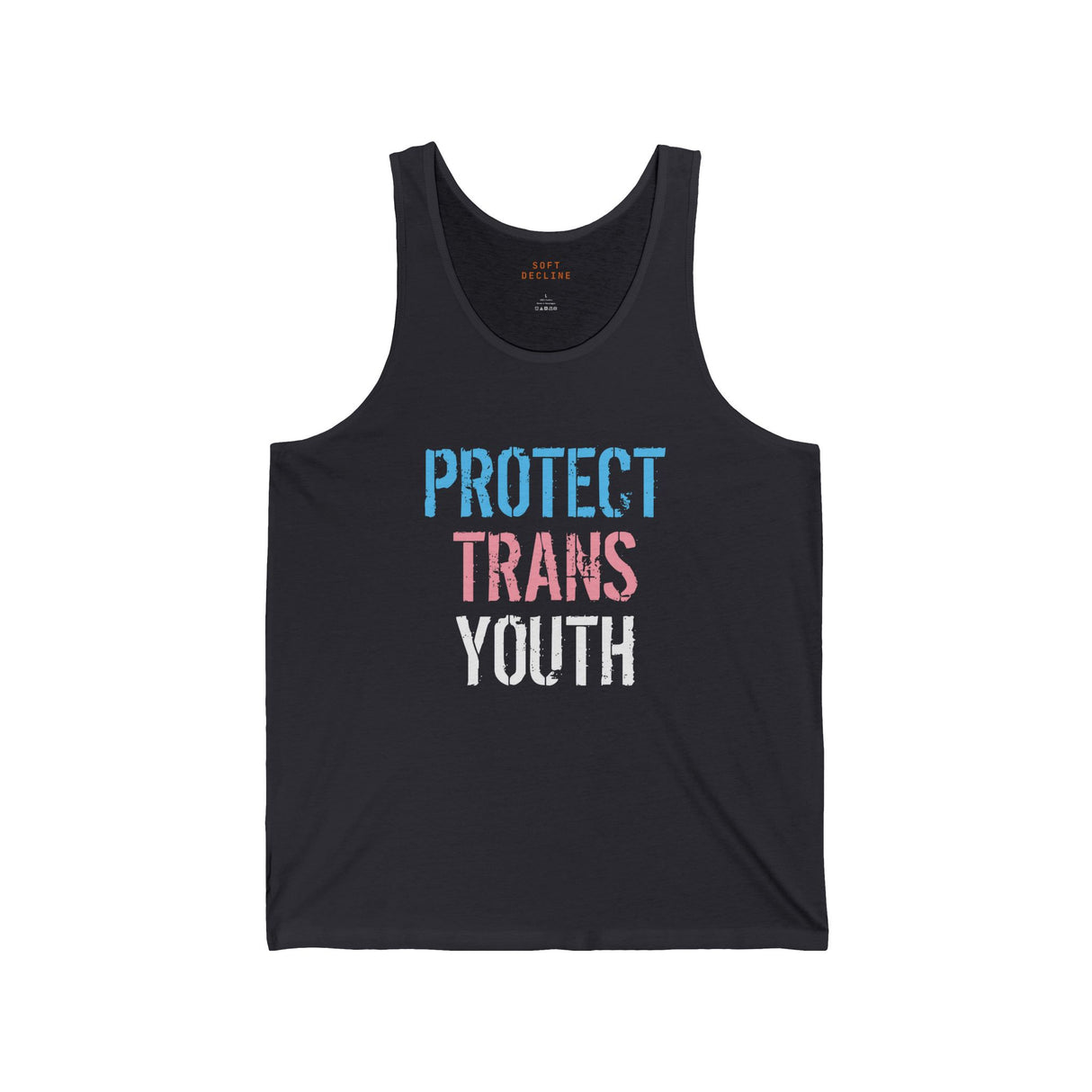 2025 Protect Trans Youth Lightweight Tank – Stay Cool, Stay Loud