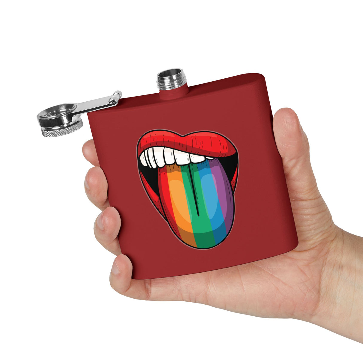 Rainbow Lick Stainless Steel Flask