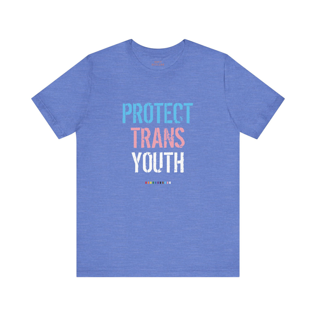 2025 Protect Trans Youth Lightweight Tee – Soft Fit, Urgent Message
