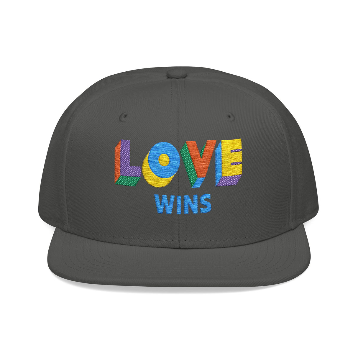 Love Wins Embroidered Hat – Bold Thread, Big Truth