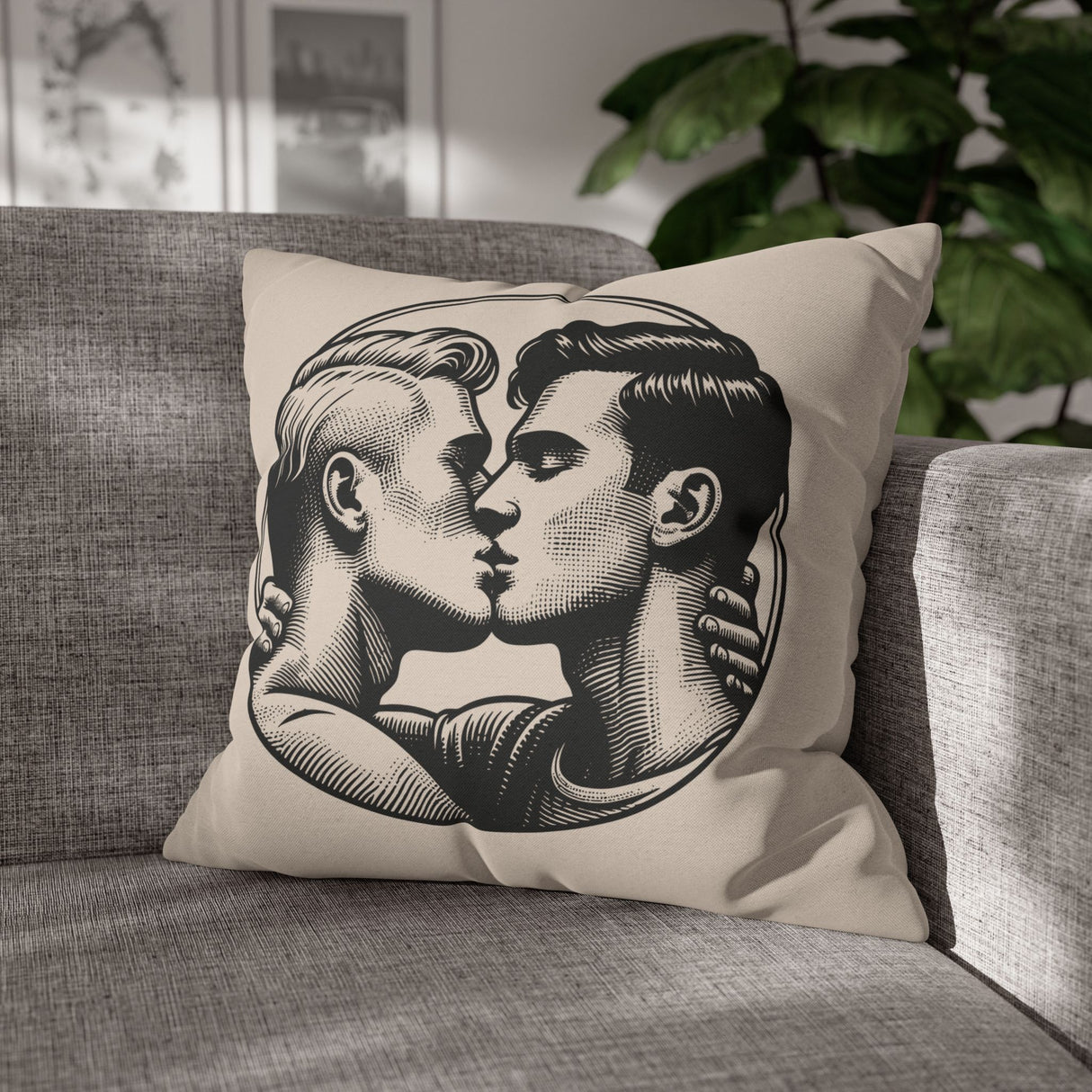 Close Enough to Breath Pillow Cover