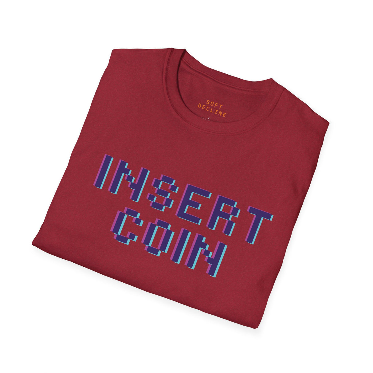 Insert Coin Unisex Softstyle T-Shirt - Casual Comfort Tee for Everyday Wear