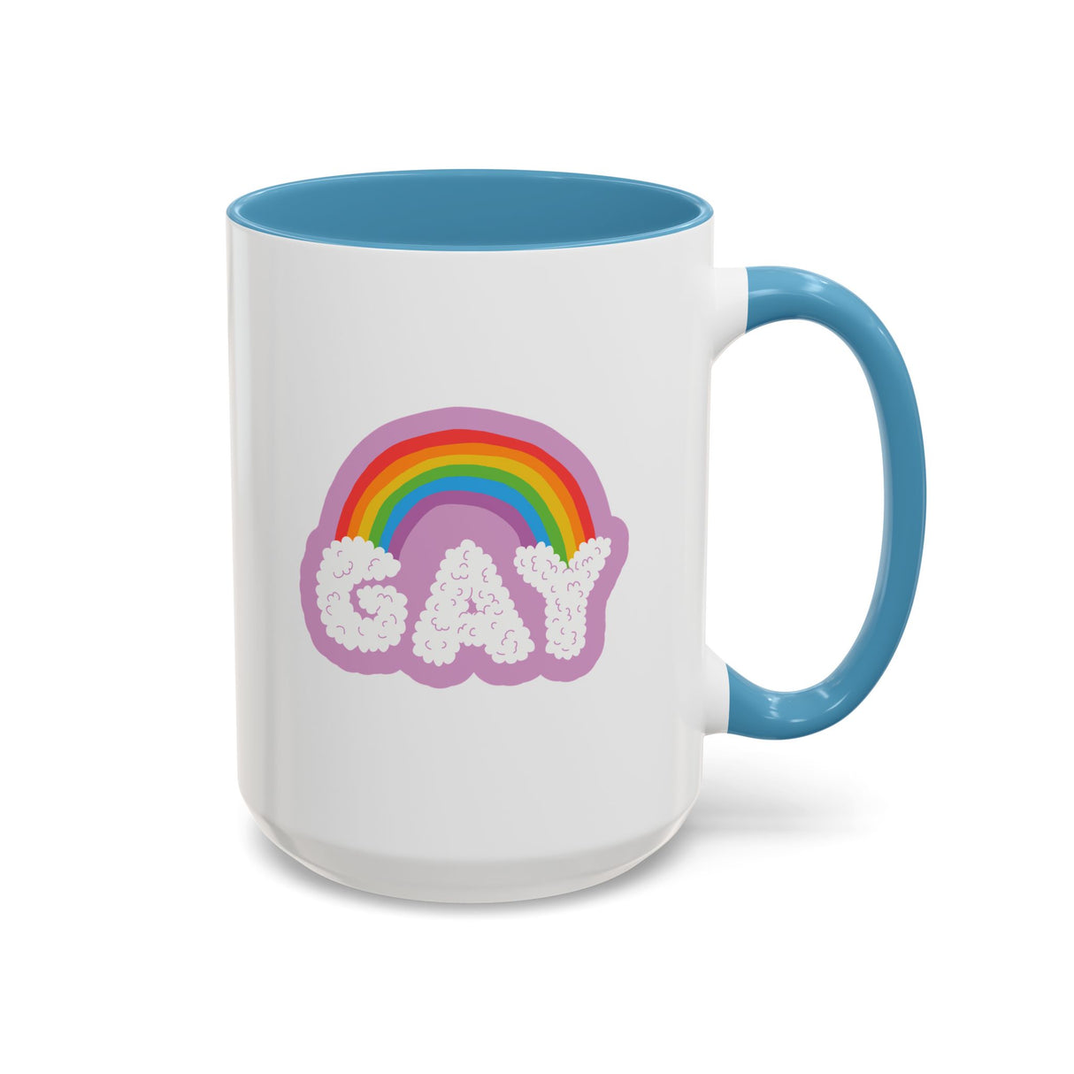 Gay Rainbow Cloud Mug - 11oz & 15oz Options