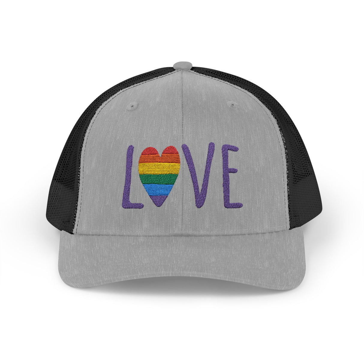 LOVE Rainbow Snapback Trucker Cap