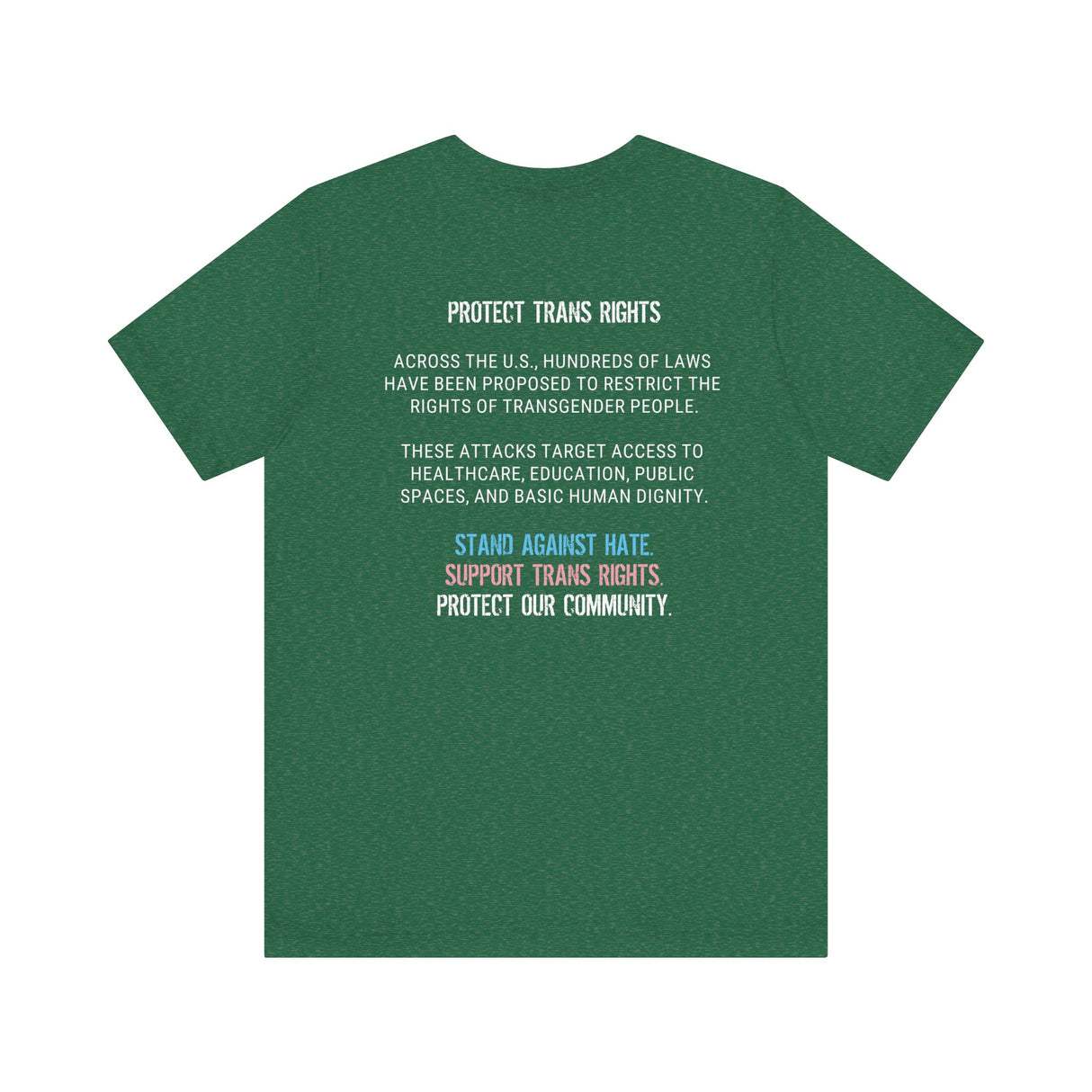 Protect Trans Rights 2025 Lightweight Tee – Soft Fabric, Hard Truth