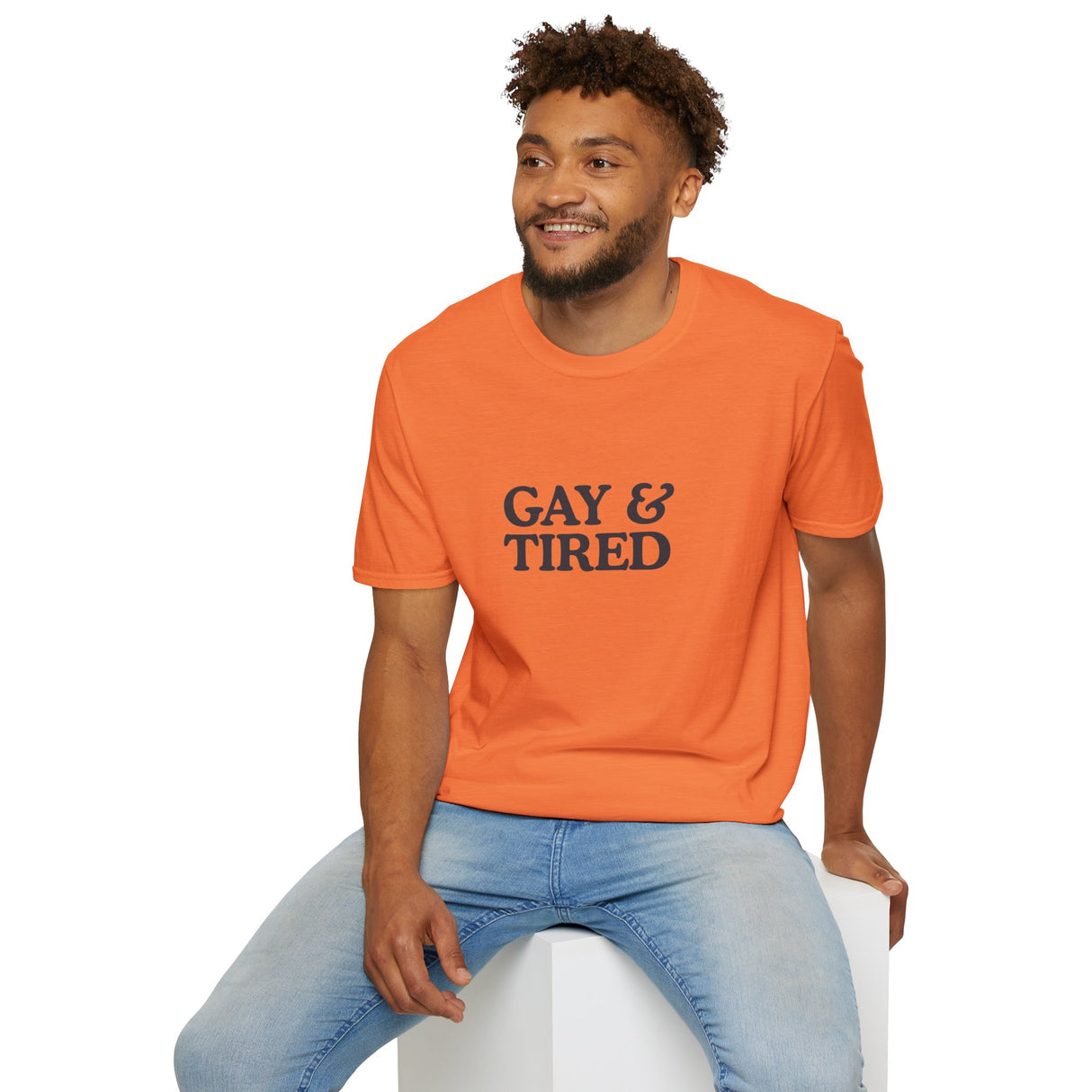 Gay & Tired Softstyle T-Shirt - Casual Comfort Tee for Everyday Wear