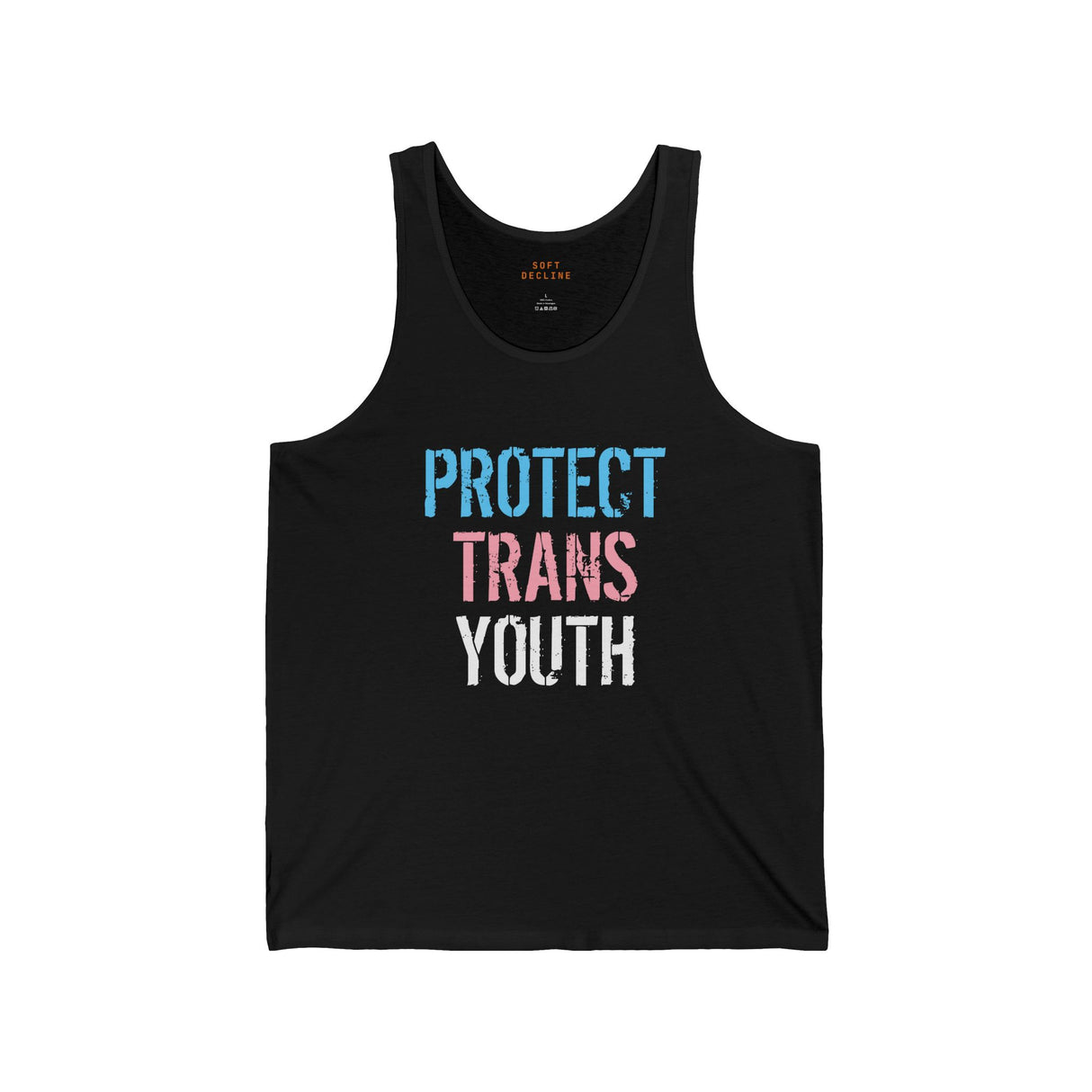 2025 Protect Trans Youth Lightweight Tank – Stay Cool, Stay Loud