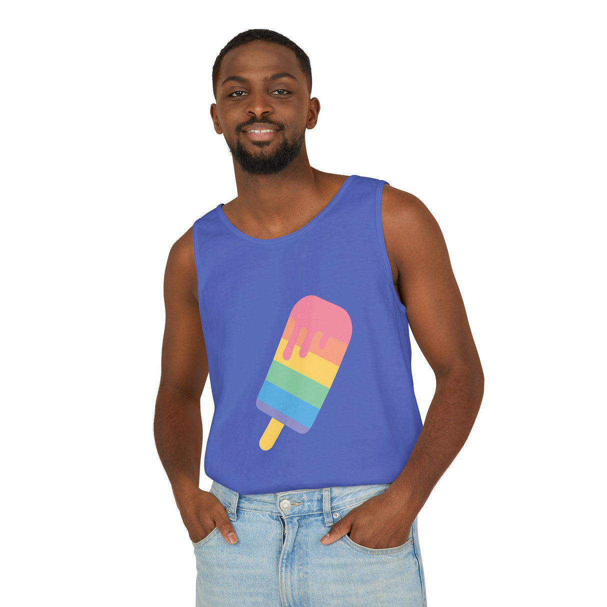 Melting Point Popsicle Unisex Tank Top - Summer Vibes