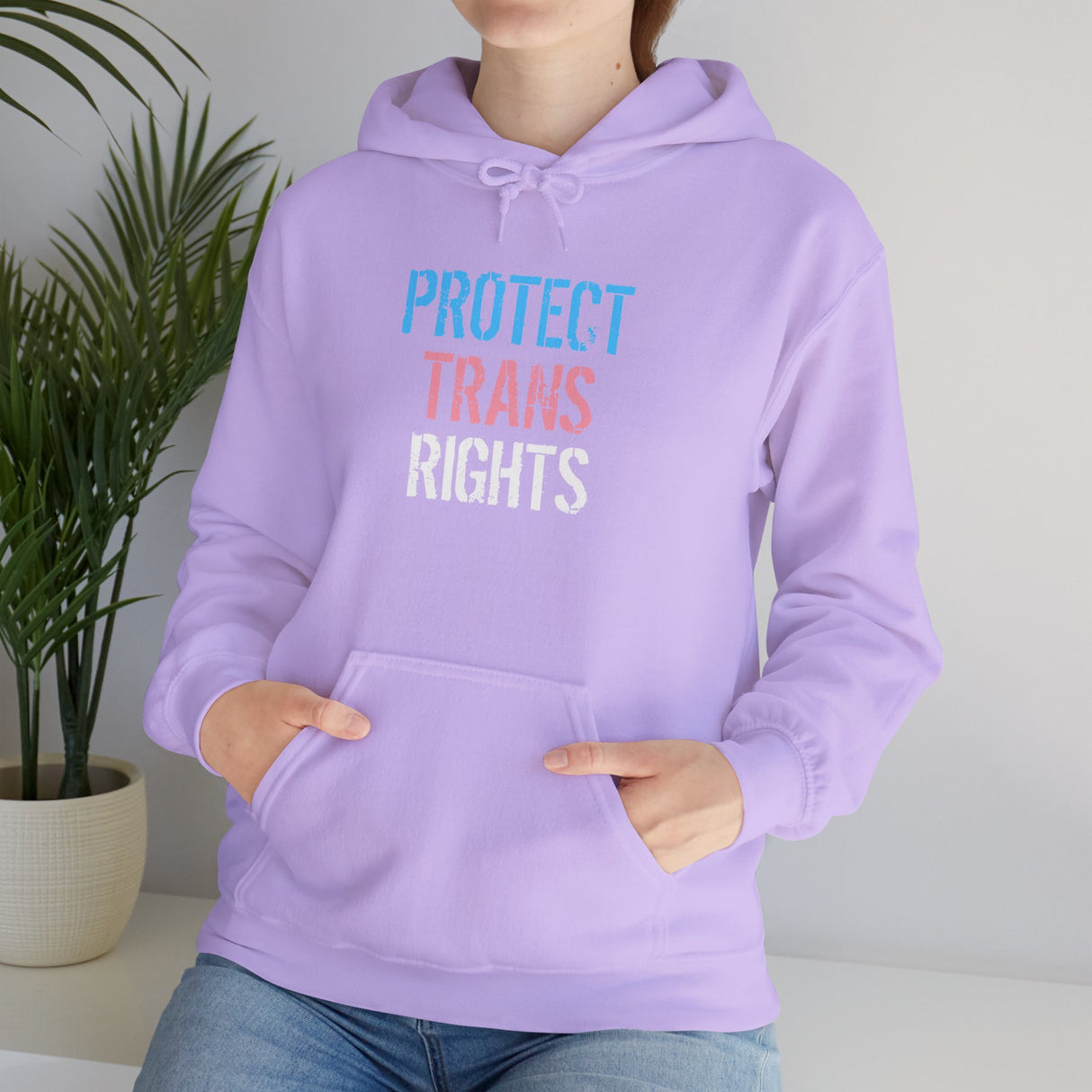 Protect Trans Rights 2025 Hoodie – Heavy Blend, Heavier Message