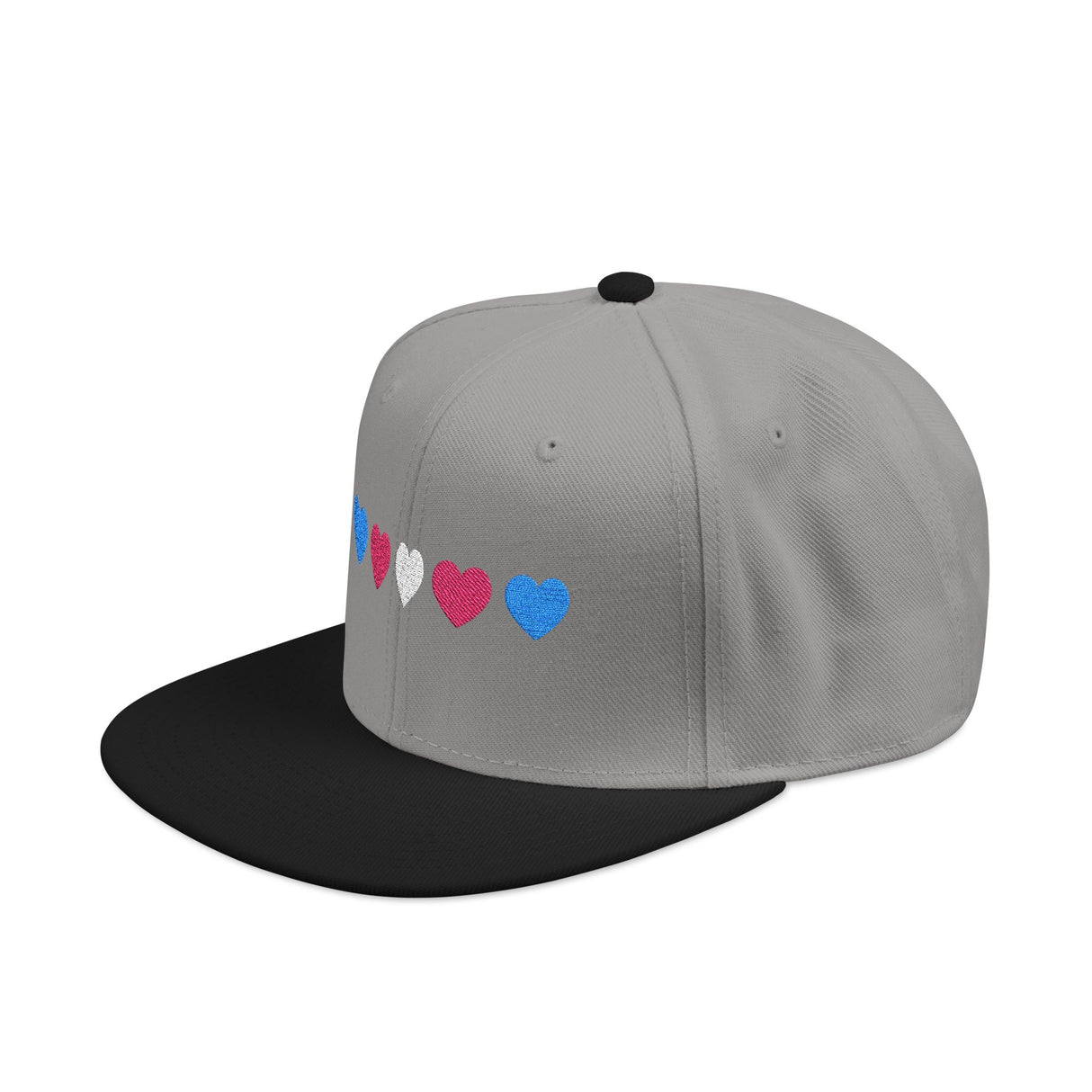 Trans Heart Snapback – Structured Fit, Unshakable Pride
