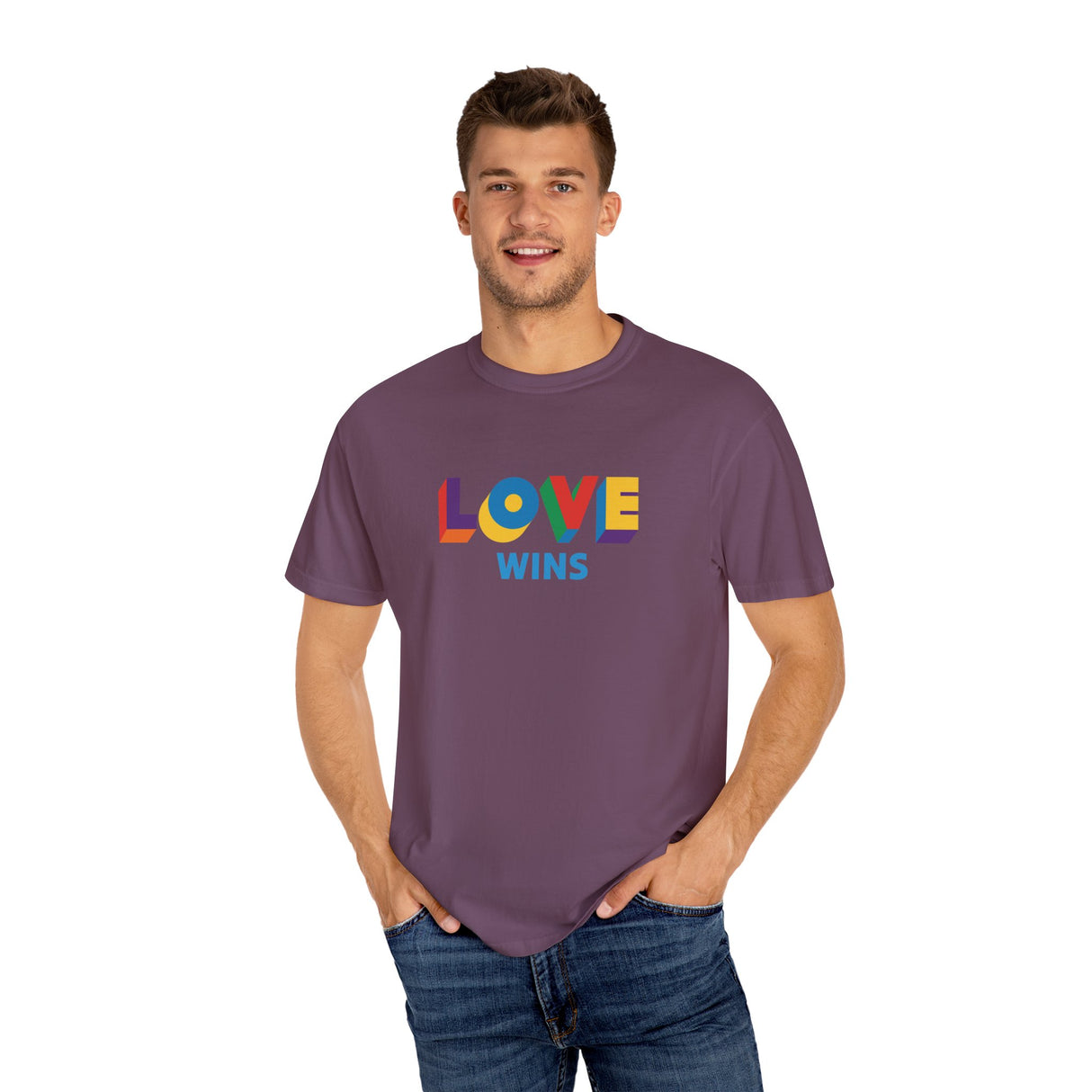 Love Wins Heavyweight Tee – Lived-In Feel, Loud Heart
