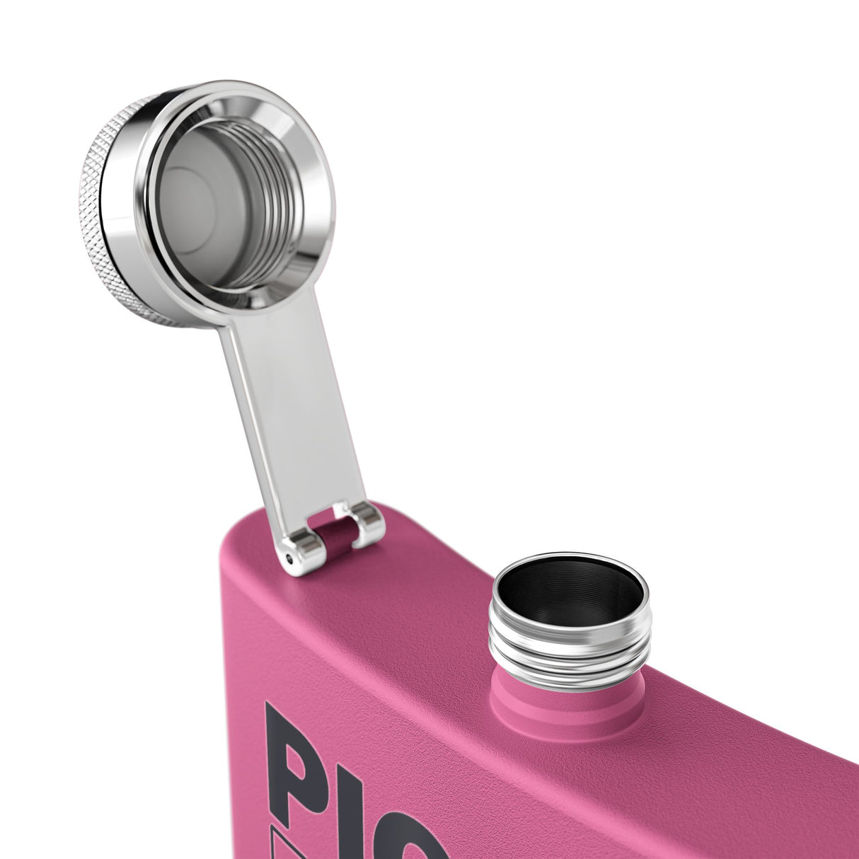 Pig Repeat Elegant Stainless Steel Flask - Inscription, Groomsmen Gift, Personalized Drinking Accessory, Classic Party Favor, Wedding Keepsake