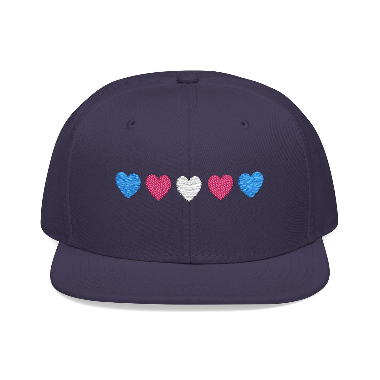 Trans Heart Snapback – Structured Fit, Unshakable Pride