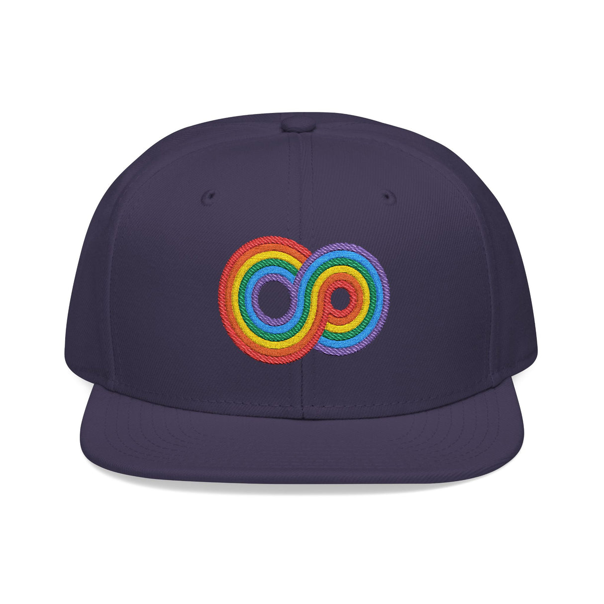 Gayfinity Rainbow Snapback – Structured Style, Infinite Pride