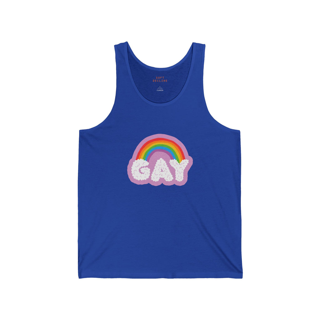 Gay Cloud Tank – Chill, Sunny, and Very Out