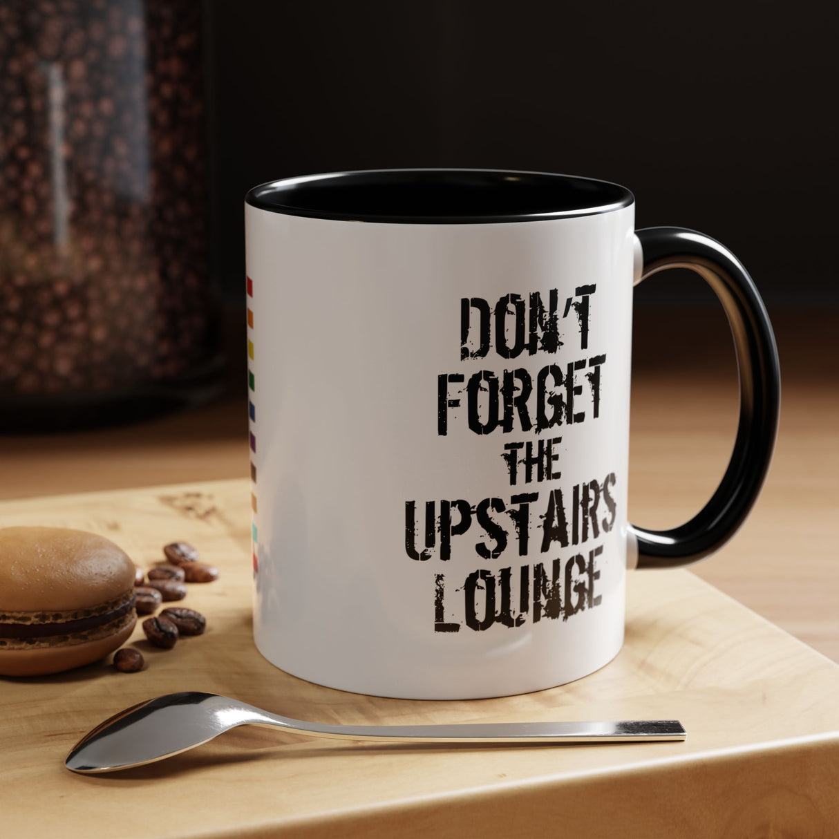 Upstairs Lounge 1973 Accent Mug – Honor in Every Sip
