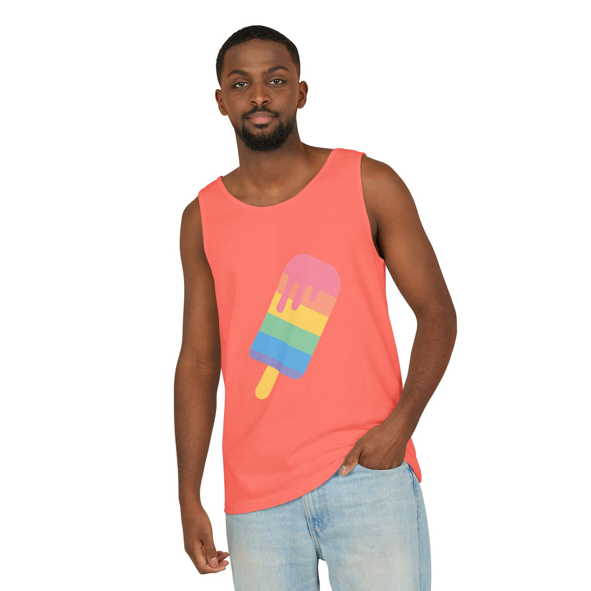 Melting Point Popsicle Unisex Tank Top - Summer Vibes