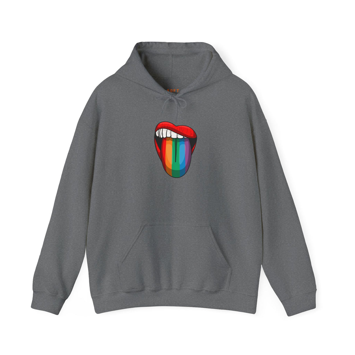 Rainbow Lick Cozy Pullover Hoodie