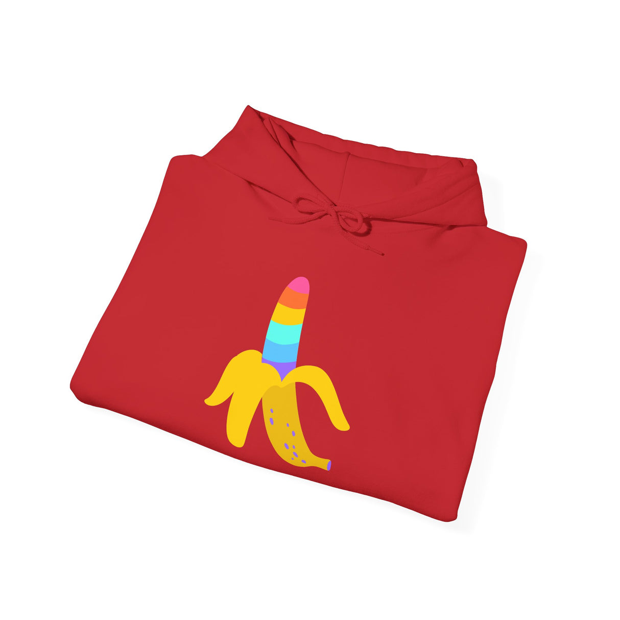 Banana Rainbow Cozy Pullover Sweatshirt