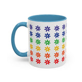 Rainbow Flowers Mug – Sip with Pride - 11oz & 15oz Options