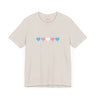 Trans Rainbow Brushstrokes Lightweight Tee – Soft Feel, Strong Message