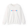 Trans Rainbow Brushstrokes Medium Weight Sweatshirt – Warm Layers, Clear Message