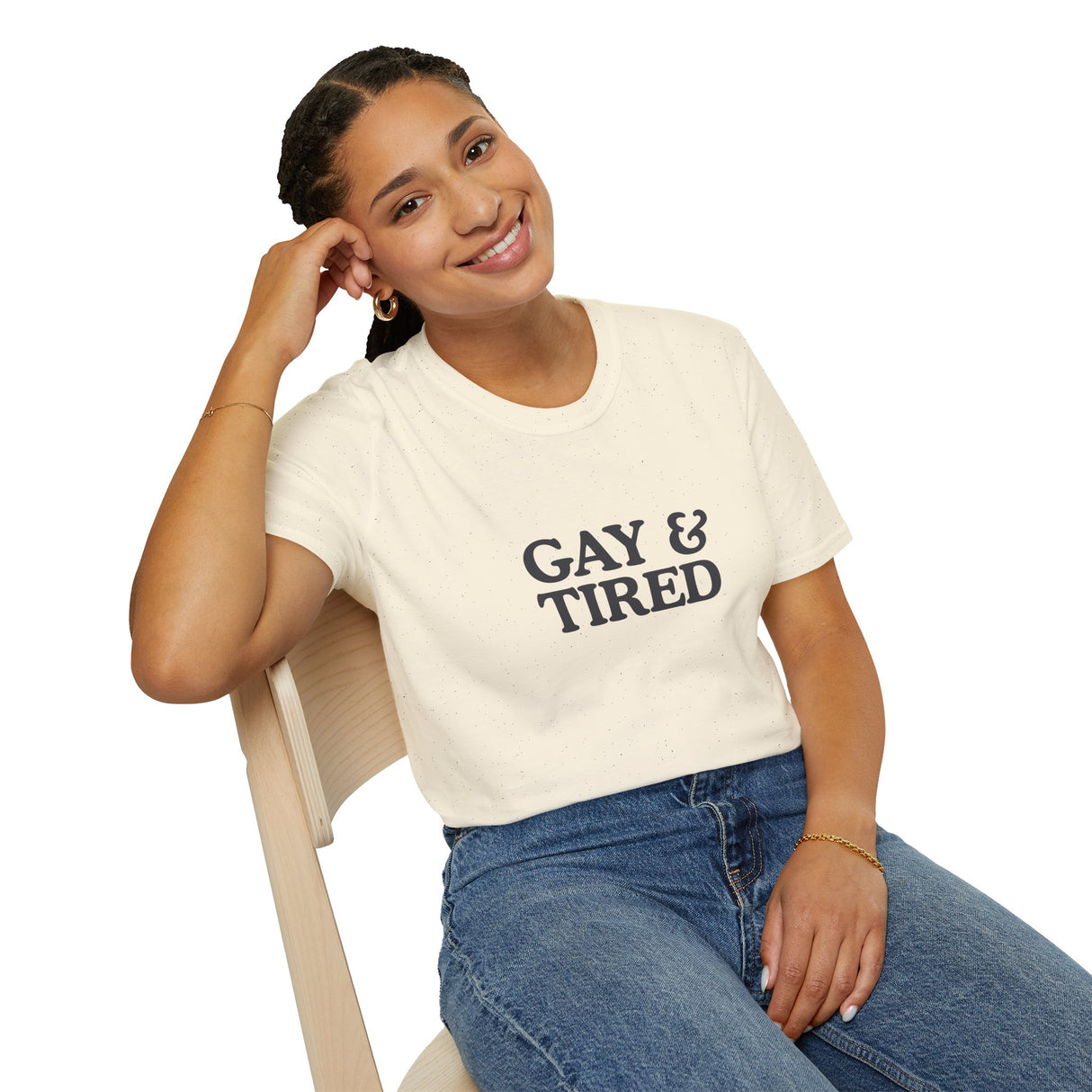 Gay & Tired Softstyle T-Shirt - Casual Comfort Tee for Everyday Wear