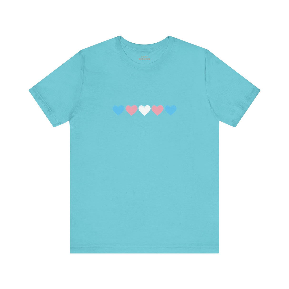 Trans Rainbow Brushstrokes Lightweight Tee – Soft Feel, Strong Message