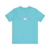 Trans Rainbow Brushstrokes Lightweight Tee – Soft Feel, Strong Message
